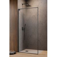 Radaway Modo F Brushed Gunmetal II ścianka prysznicowa walk-in 90 cm GubMetal szczotkowany/szkło przezroczyste 10419094-92-01L
