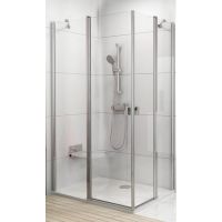 Ravak Chrome CRV2-90 drzwi prysznicowe 90 cm częściowe 1/2 satyna/szkło przezroczyste 1QV70U00Z1