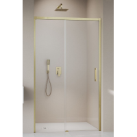 Radaway Idea Brushed Gold DWJ drzwi prysznicowe 150 cm rozsuwane złoty szczotkowany/szkło przezroczyste 387019-99-01L
