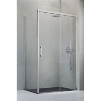 Radaway Idea Brushed Nickel DWJ drzwi prysznicowe 120 cm rozsuwane nikiel szczotkowany/szkło przezroczyste 387042-91-01R