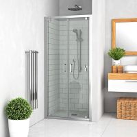 Roth Lega drzwi prysznicowe 100 cm wnękowe LLDO2/1000 chrom/szkło przezroczyste 552-1000000-00-02