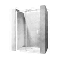Rea Nixon-2 drzwi prysznicowe 120 cm wnękowe lewe chrom/szkło przezroczyste REA-K5002 - Outlet