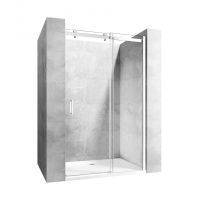 Rea Nixon-2 drzwi prysznicowe 150 cm wnękowe prawe chrom/szkło przezroczyste REA-K5009