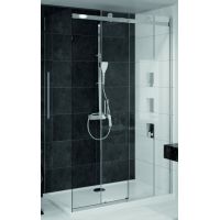 Rea Nixon-2 ścianka prysznicowa 80 cm boczna srebrny aluminiowy/szkło przezroczyste REA-K5010