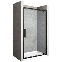 Rea Rapid Swing drzwi prysznicowe 100 cm czarny półmat/szkło przezroczyste REA-K6410 - Outlet