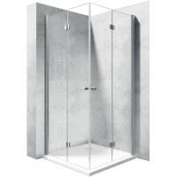 Rea Fold N2 drzwi prysznicowe 120 cm chrom/szkło przezroczyste REA-K7437