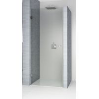 Riho Scandic NXT X101 drzwi prysznicowe 100 cm wnękowe lewe czarny mat/szkło przezroczyste G001007121