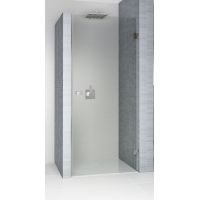Riho Scandic NXT X101 drzwi prysznicowe 80 cm wnękowe prawe czarny mat/szkło przezroczyste  G001004121