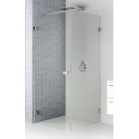 Riho Scandic NXT X201 kabina prysznicowa 90x100 cm prostokątna lewa chrom błyszczący/szkło przezroczyste G001041120