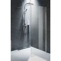 Riho Novik Z400 Walk-In ścianka prysznicowa 100 cm wolnostojąca chrom błyszczący/szkło przezroczyste G003030120