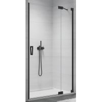 SanSwiss Cadura drzwi prysznicowe 120 cm prawe czarny mat/szkło przezroczyste CA13D1200607