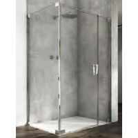 SanSwiss Cadura drzwi prysznicowe 80 cm uchylne srebrny połysk/szkło przezroczyste CA31CG0805007