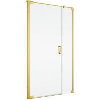 Sanswiss Cadura drzwi prysznicowe 140 cm lewe złoty połysk/szkło przezroczyste CA31CG1401207