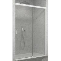 SanSwiss Cadura drzwi prysznicowe 120 cm prawe biały mat/szkło przezroczyste CAS2D1200907