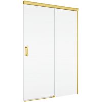 SanSwiss Cadura drzwi prysznicowe 120 cm prawe złoty/szkło przezroczyste CAS2D1201207