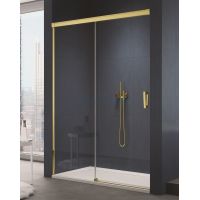 SanSwiss Cadura drzwi prysznicowe 110 cm lewe złoty połysk/szkło przezroczyste CAS2G1101207