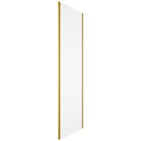 SanSwiss Cadura ścianka prysznicowa 75 cm złoty połysk/szkło przezroczyste CAST0751207