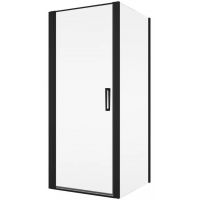 SanSwiss Divera ścianka prysznicowa 120 cm czarny mat/szkło przezroczyste D22F11200607