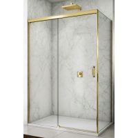 SanSwiss Cadura drzwi prysznicowe 120 cm lewe złoty/szkło przezroczyste CAS2G1201207
