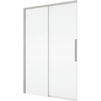 Ronal Oriana drzwi prysznicowe 140 cm rozsuwane nikiel szczotkowany/szkło przezroczyste D36S21402507