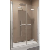 SanSwiss Swing-Line drzwi prysznicowe 80 cm srebrny połysk/szkło przezroczyste SL208005007