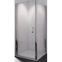 SanSwiss Swing-Line ścianka prysznicowa 75 cm boczna biały/szkło przezroczyste SLT107500407