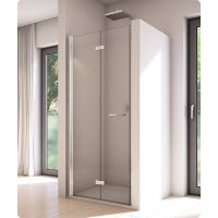 SanSwiss Solino drzwi prysznicowe 90 cm lewe chrom połysk/szkło przezroczyste SOLF1G0905007