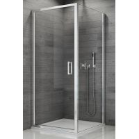 SanSwiss TOP-Line ścianka prysznicowa 90 cm boczna srebrny mat/szkło przezroczyste TOPF09000107