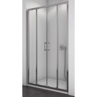 SanSwiss TOP-Line drzwi prysznicowe 120 cm srebrny mat/szkło przezroczyste TOPS412000107