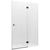 Roca Metropolis drzwi prysznicowe 90 cm chrom/szkło przezroczyste AMP3409012M