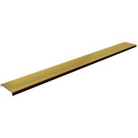 Schedpol Base Gold Shine Range maskownica odpływu liniowego 60 cm złoty 10.050/DPZP