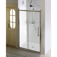 Sapho Antique drzwi prysznicowe 120 cm wnękowe brąz/szkło przezroczyste GQ4212C