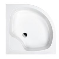 Sanplast Fris brodzik półokrągły 90x90 cm biały 615-330-0630-01-000