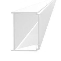 Sanplast Basic profil poszerzający biały 661-A0056-01