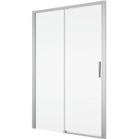 SanSwiss Divera drzwi prysznicowe 140 cm rozsuwane srebrny połysk/szkło przezroczyste D22S2B1405007