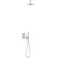 Tres Therm-Box zestaw prysznicowy podtynkowy termostatyczny z deszczownicą chrom 06225003