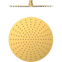 Tres deszczownica 30 cm okrągła złoto matowe 24k 134315010OM