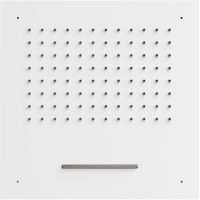 Tres Loft deszczownica 50 cm kwadratowa z kaskadą biały mat 29995501BM