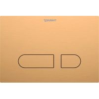 Duravit DuraSystem A1przycisk spłukujący do WC brąz szczotkowany WD5012044000