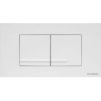 Schwab Gaios Duo przycisk spłukujący do WC tworzywo biały 4060418701