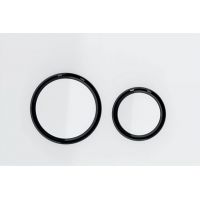 Geberit Sigma21 przycisk spłukujący przedni szkło białe/czarny chrom 115.651.SI.1