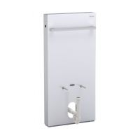 Geberit Monolith moduł sanitarny do bidetu H101 szkło białe/aluminium 131.030.SI.5