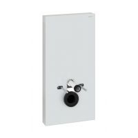 Geberit Monolith Plus moduł sanitarny do WC wiszącego H101 szkło białe/aluminium 131.221.SI.5