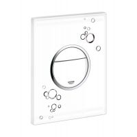 Grohe Nova Cosmopolitan przycisk spłukujący z grafiką biały/chrom 38847LI0