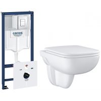 Grohe Start Edge zestaw podtynkowy stelaż 5w1 z miską WC i deską wolnoopadającą (38827000, 39815000)