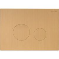 Oltens Lule przycisk spłukujący do WC złoto szczotkowane 57102810