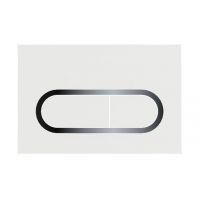 Ravak Chrome przycisk spłukujący WC biały X01455