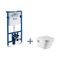 Zestaw Roca Gap miska WC ze stelażem podtynkowym Duplo A89009000G (A890090020, A346477000)