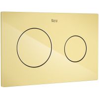 Roca PL przycisk spłukujący do WC złoty A8901890G0