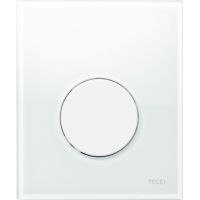 Tece Loop przycisk spłukujący do pisuaru szkło białe/biały 9.242.650